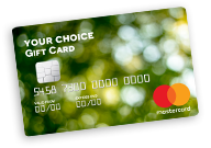 Your choice gift card